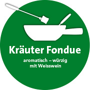 Aromatisch-würziges Kräuter Fondue mit Schweizer Kräutermischung vom Chäs Paradies Seengen & Seon – jetzt online bestellen